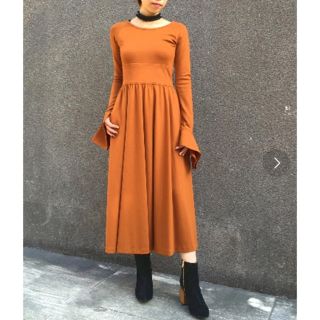 ジーヴィジーヴィ(G.V.G.V.)のG.V.G.V. JERSEY CUFF DRESS(ロングワンピース/マキシワンピース)