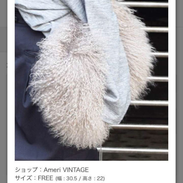 Ameri VINTAGE(アメリヴィンテージ)のAMERI  FLUFFY FUR BAG レディースのバッグ(クラッチバッグ)の商品写真