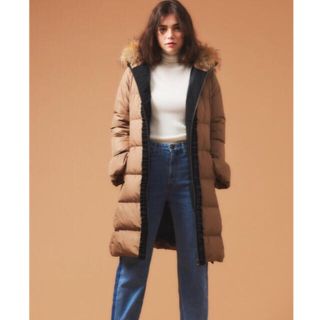 ランバンオンブルー(LANVIN en Bleu)のランバンオンブルー♡タフタダウンコート♡タグ付き新品！(ダウンコート)