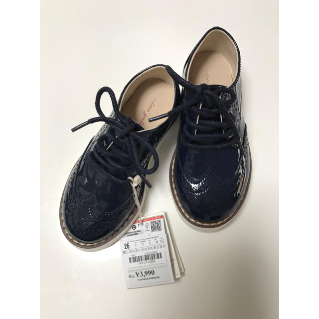 ZARA KIDS(ザラキッズ)のZARA エナメルシューズ キッズ/ベビー/マタニティのキッズ靴/シューズ(15cm~)(その他)の商品写真