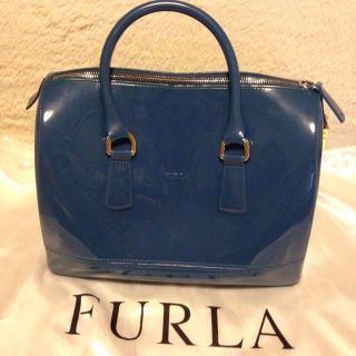 フルラ(Furla)のFURLA キャンディバッグ ネイビー(ハンドバッグ)