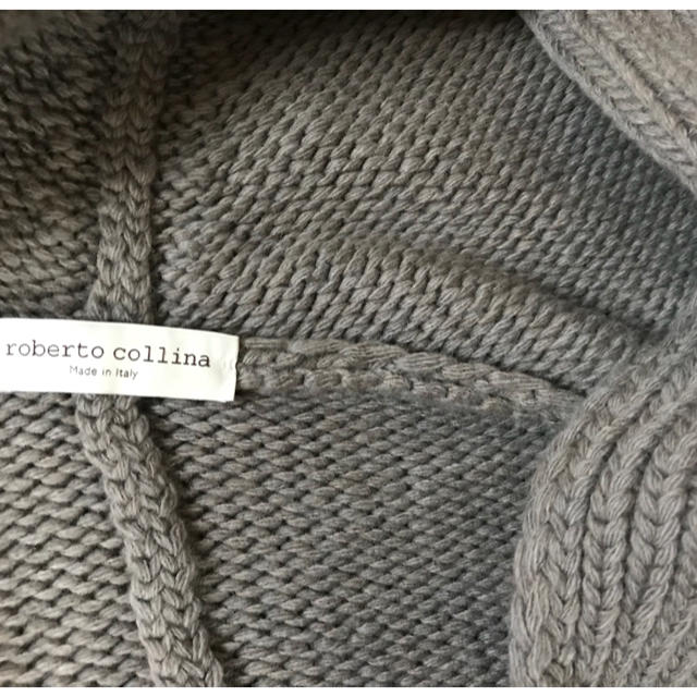 ROBERTO COLLINA(ロベルトコリーナ)のロベルトコリーナ ニットジャケット 美品 サイズS レディースのトップス(ニット/セーター)の商品写真