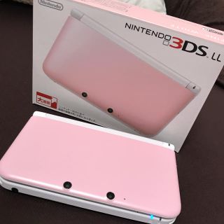 ニンテンドー3DS - 任天堂 3DS LL ピンク×ホワイトの通販 by りーな's