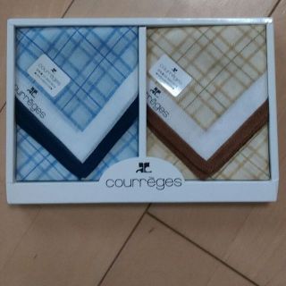 クレージュ(Courreges)の新品✨courreges　２枚セット(ハンカチ/ポケットチーフ)