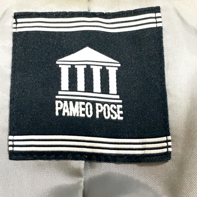 PAMEO POSE(パメオポーズ)のPAMEO POSE チェック柄チェスターコート レディースのジャケット/アウター(チェスターコート)の商品写真