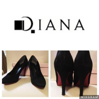 ダイアナ(DIANA)の★DIANA 大人気 レッドソール ブラック 美品★(ハイヒール/パンプス)