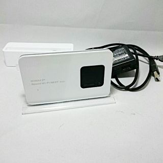 エヌイーシー(NEC)のWiMAX 2+ SPEED Wi-Fi NEXT WX01 ホワイト(PC周辺機器)