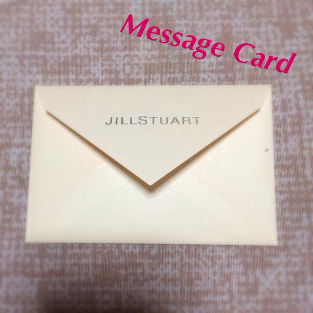 JILLSTUART(ジルスチュアート)のJILLのMessageCard インテリア/住まい/日用品の文房具(その他)の商品写真