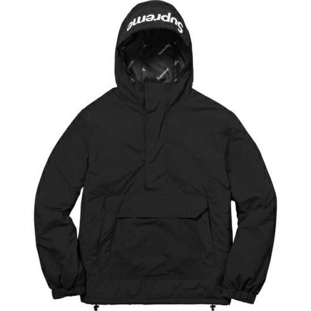 Hooded Logo Half Zip Pullover【M】