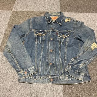 リーバイス(Levi's)の★11日迄 リーバイス デニムジャケット ダメージ ★35(Gジャン/デニムジャケット)