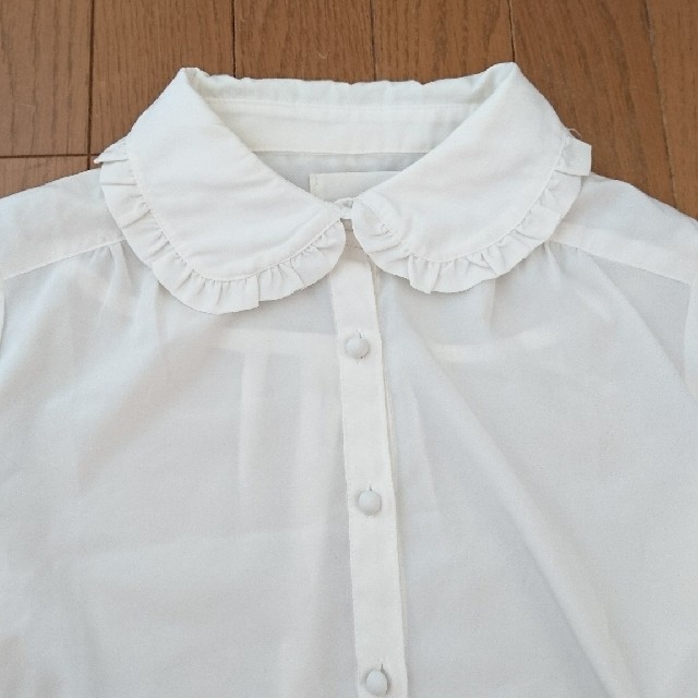 ヴィンテージ 襟 フリル ブラウス レディースのトップス(シャツ/ブラウス(長袖/七分))の商品写真