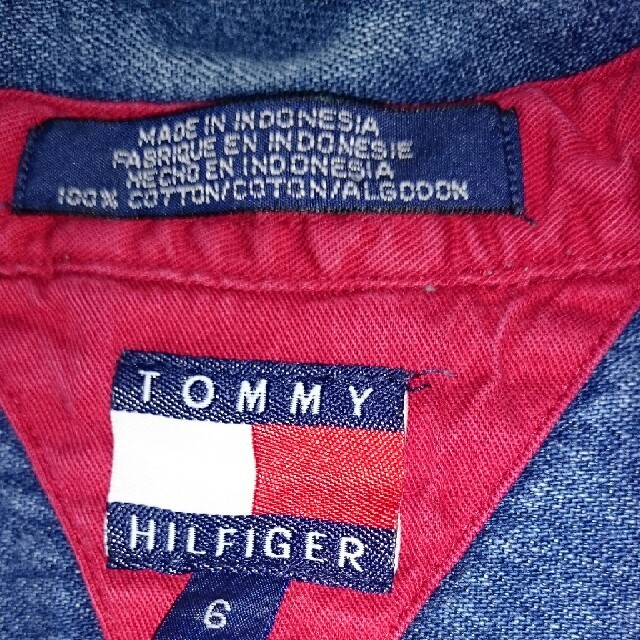 TOMMY HILFIGER(トミーヒルフィガー)の値下げ価格【Tommy HILFIGER】キッズデニムシャツ キッズ/ベビー/マタニティのキッズ服男の子用(90cm~)(Tシャツ/カットソー)の商品写真