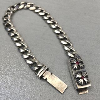 クロムハーツ(Chrome Hearts)のクロムハーツ★純正ルビーブレスレット★送料込(ブレスレット/バングル)