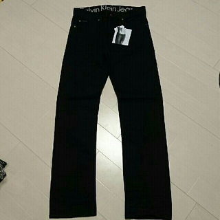 カルバンクライン(Calvin Klein)の新品 Calvin Klein Jeans ブラックジーンズ W34 正規品(デニム/ジーンズ)