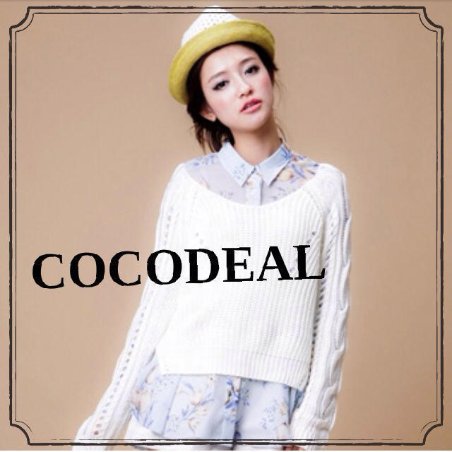 今期COCODEALブルーニット