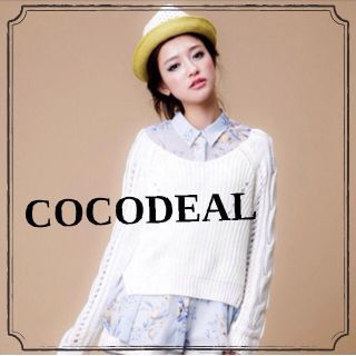 ココディール(COCO DEAL)の今期COCODEALブルーニット(ニット/セーター)