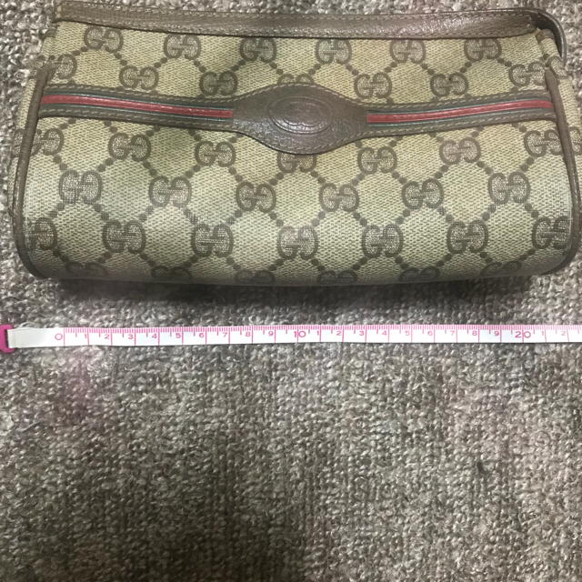 Gucci(グッチ)の最終価格！GUCCI【オールドグッチ】ポーチ シェリーライン レディースのファッション小物(ポーチ)の商品写真