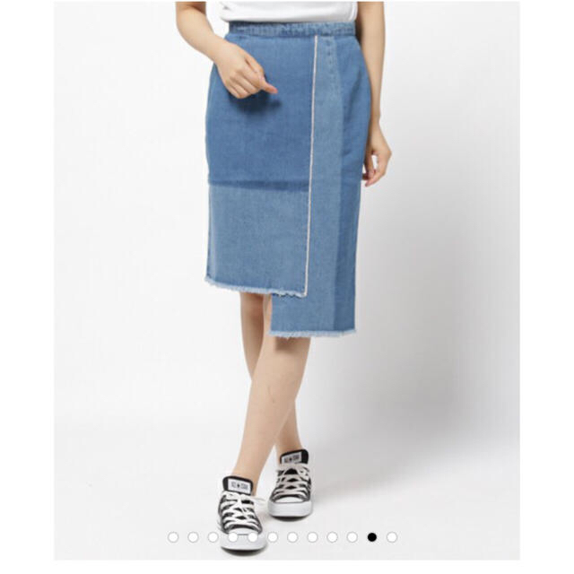 Kastane(カスタネ)のデニムタイトスカート , チルデンニット レディースのスカート(ひざ丈スカート)の商品写真