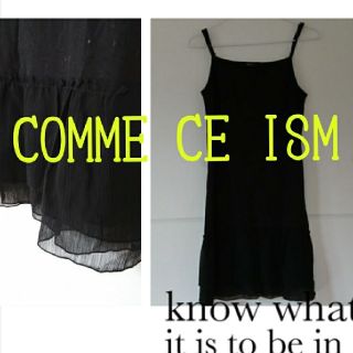 コムサイズム(COMME CA ISM)のCOMME CE ISM キャミソールワンピ(ミニワンピース)