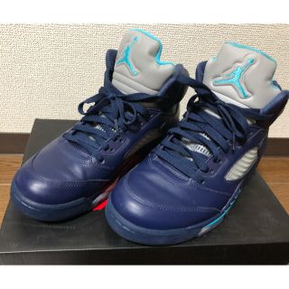 ナイキ(NIKE)のNIKE　AIR JORDAN 5 RETRO　HORNETS MIDNIGHT(スニーカー)