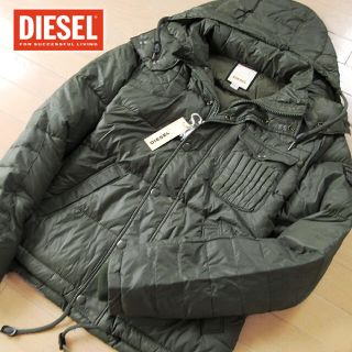 ディーゼル(DIESEL)のおみやん様 新品 Lサイズ ディーゼル 中綿 ナイロンジャケット カーキ(ナイロンジャケット)