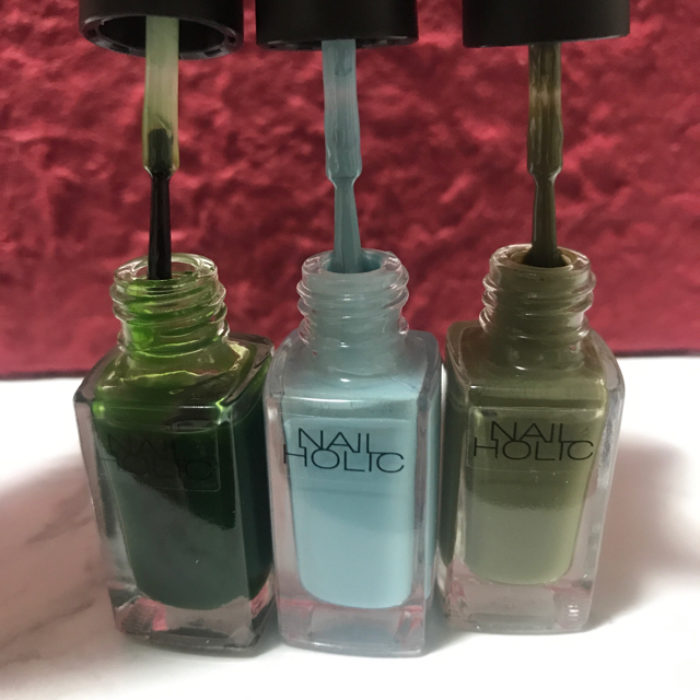 NAIL HOLIC(ネイルホリック)の【最終値下げ】秋冬ネイル三色セット ネイルホリック コスメ/美容のネイル(マニキュア)の商品写真