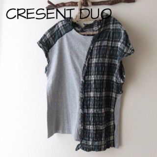 クレッシェント(CRESCENT)のCRESCENT DUO クレッシェント デュオ Ｔシャツカットソー(Tシャツ(半袖/袖なし))