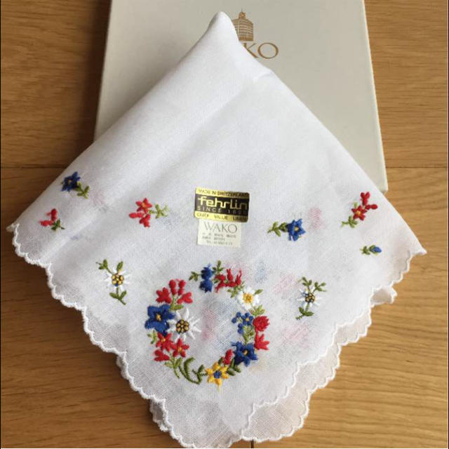 和光堂 - 銀座和光 刺繍 ハンカチの通販 by れりげ|ワコウドウ 和光堂 - 銀座和光 刺繍 ハンカチの通販 by れりげ|ワコウドウ