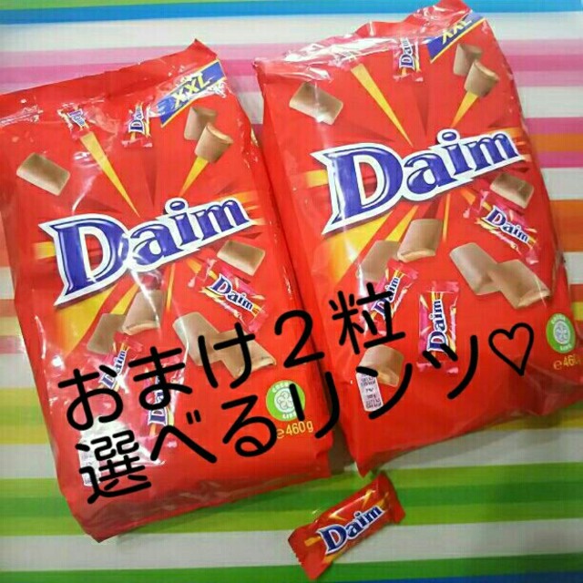 IKEA(イケア)のイケアチョコレートダイム２袋 Daim 食品/飲料/酒の食品(菓子/デザート)の商品写真