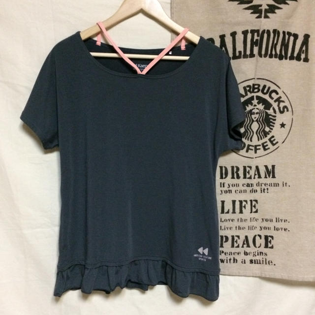 Kaepa(ケイパ)の試着のみ♡Kaepa L グレー レディースのトップス(Tシャツ(半袖/袖なし))の商品写真