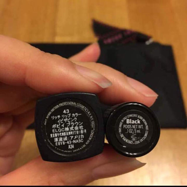 BOBBI BROWN(ボビイブラウン)のBOBBI BROWN（ボビィ ブラウン）リップ&マスカラ&ポーチset コスメ/美容のベースメイク/化粧品(口紅)の商品写真