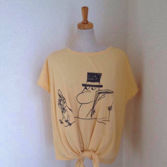 MELROSE(メルローズ)のムーミン裾結びワイドTシャツ レディースのトップス(Tシャツ(半袖/袖なし))の商品写真