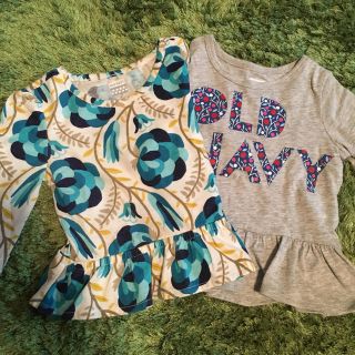 オールドネイビー(Old Navy)のペプラムロンTセット(Ｔシャツ)