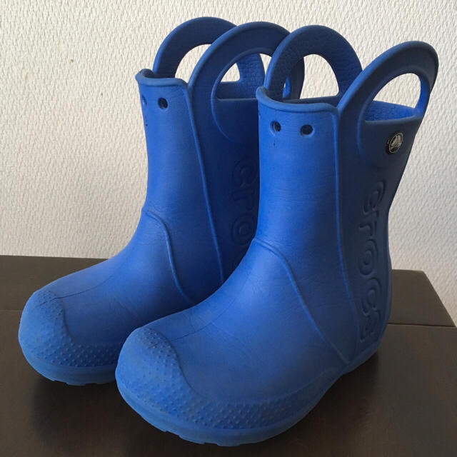 crocs(クロックス)の【たーちゃん様専用】クロックス キッズ レインブーツ キッズ/ベビー/マタニティのキッズ靴/シューズ(15cm~)(長靴/レインシューズ)の商品写真