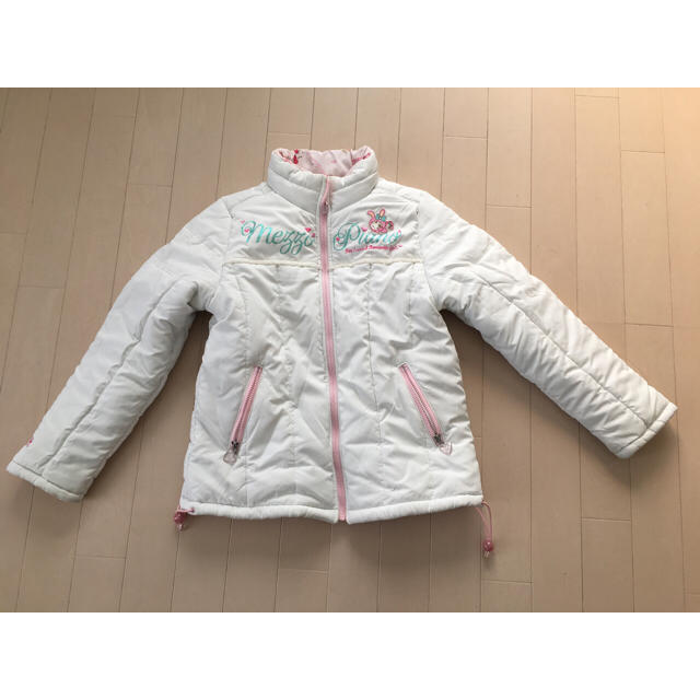 mezzo piano(メゾピアノ)のメゾピアノmezzo piano リバーシブルジャンバー140 キッズ/ベビー/マタニティのキッズ服女の子用(90cm~)(ジャケット/上着)の商品写真