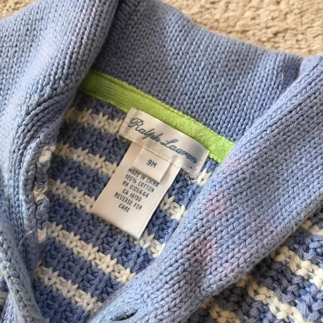 Ralph Lauren(ラルフローレン)のラルフローレン 上着 60 キッズ/ベビー/マタニティのベビー服(~85cm)(ニット/セーター)の商品写真