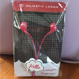 マジェスティックレゴン(MAJESTIC LEGON)の【あん様専用】MAJESTIC LEGON オリジナルイヤホン(ヘッドフォン/イヤフォン)