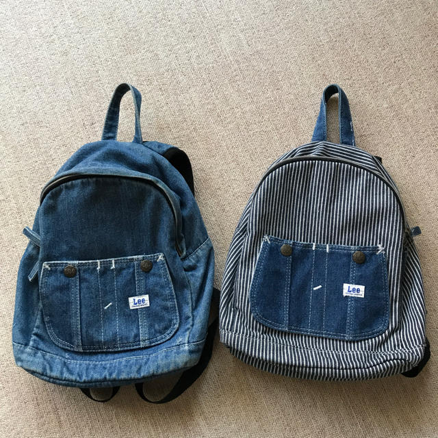 Lee(リー)のまめちん様専用 Lee キッズリュック お揃い キッズ/ベビー/マタニティのこども用バッグ(リュックサック)の商品写真