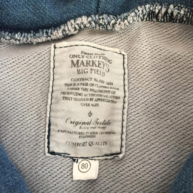 MARKEY'S(マーキーズ)のマーキーズパーカー キッズ/ベビー/マタニティのベビー服(~85cm)(ジャケット/コート)の商品写真