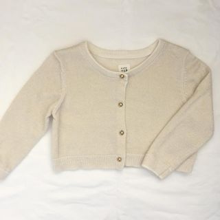 ベビーギャップ(babyGAP)の80㎝ GAP*ゴールドラメボレロ(カーディガン/ボレロ)