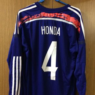 アディダス(adidas)のW杯日本代表ユニフォーム長袖本田4番 (Tシャツ(長袖/七分))