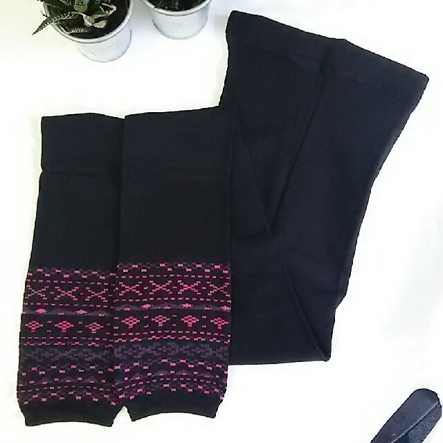 パル様専用！kid's10分丈Leggings 140cm～150cm キッズ/ベビー/マタニティのキッズ服女の子用(90cm~)(パンツ/スパッツ)の商品写真