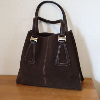 トッズ(TOD'S)の【masam様専用】TOD’S トッズ☆ハンドバッグ☆ブラウン(ハンドバッグ)