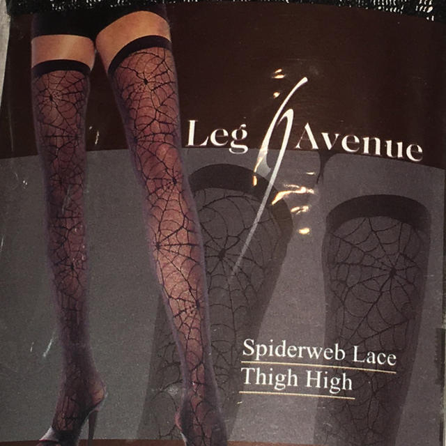 Leg Avenue(レッグアベニュー)のレッグアベニュー   蜘蛛の巣 ストッキング 2セット 未使用新品 レディースのレッグウェア(タイツ/ストッキング)の商品写真