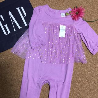 ベビーギャップ(babyGAP)の新品タグ付き‼️定価4600円❤️ベビーギャップ❤️ロンパース、ドレスオール(ロンパース)