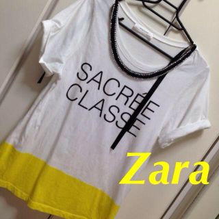 ザラ(ZARA)のビジューTシャツ(Tシャツ(半袖/袖なし))