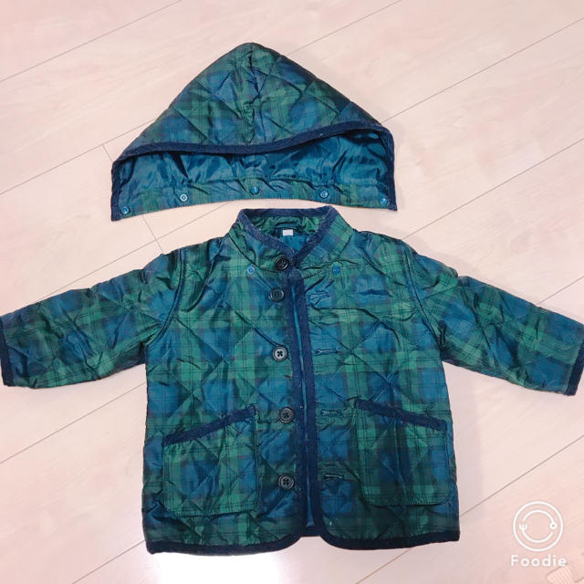 MUJI (無印良品)(ムジルシリョウヒン)のアウター kids 80 キッズ/ベビー/マタニティのベビー服(~85cm)(ジャケット/コート)の商品写真