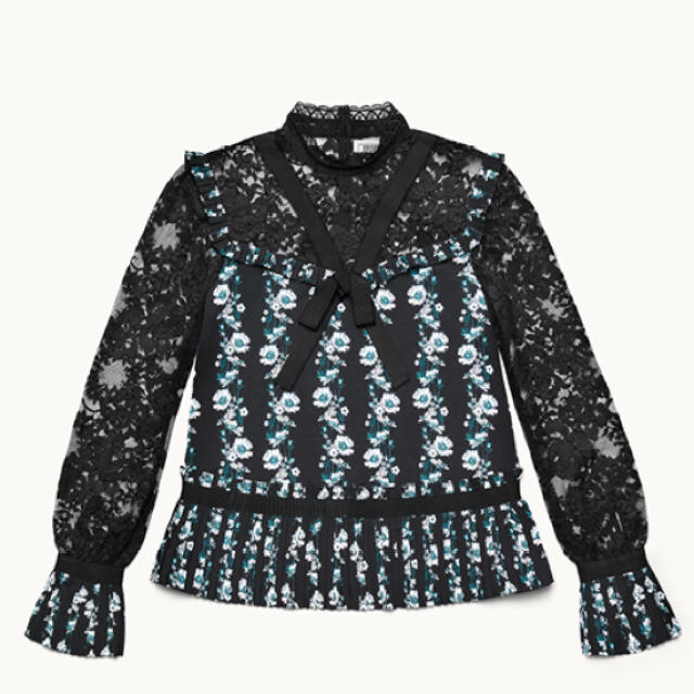 H&M(エイチアンドエム)のh&m erdem コラボ ブラウス 34 新品未使用 完売品 レディースのトップス(シャツ/ブラウス(長袖/七分))の商品写真