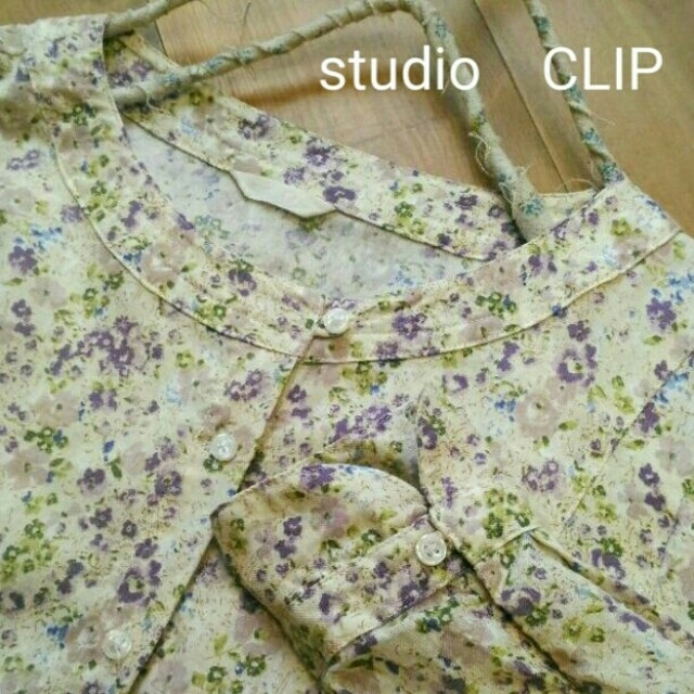 STUDIO CLIP(スタディオクリップ)の小花柄ワンピース　studio CLIP　コットン レディースのワンピース(ロングワンピース/マキシワンピース)の商品写真