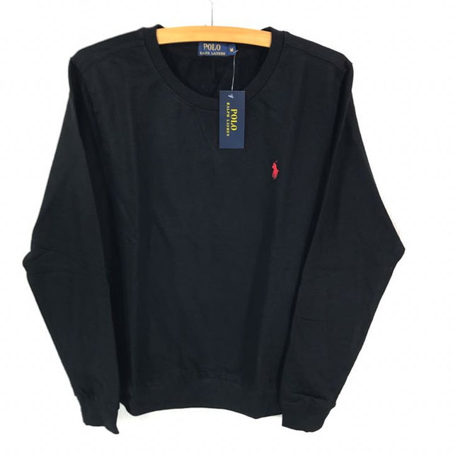 POLO RALPH LAUREN(ポロラルフローレン)の100%正規品 ♪ イギリス購入 新品 ラルフローレン スウェット 黒 M メンズのトップス(スウェット)の商品写真